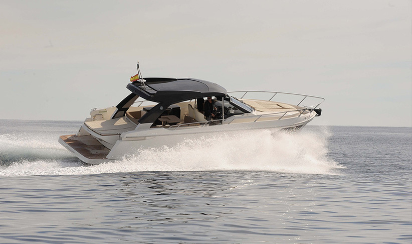 Day Charter the Absolute 40 Sport Motorboat by Lux Charters Ibiza