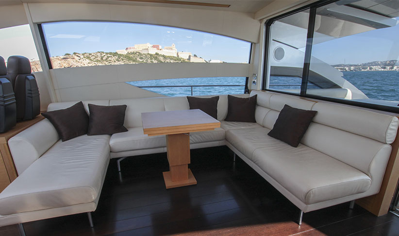 PERSHING 64 MOTOR YACHT on charter in Ibiza, by Lux Charters Ibiza