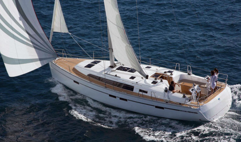 Jeanneau 57 sailing boat on charter in Ibiza, by Lux Charters Ibiza