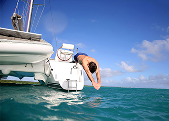 Dive into the blue waters of Formentera from your private charter boat